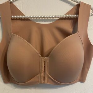 FALLSWEET Front-Close Push-Up Wirefree Seamless No Dig Comfort Bra